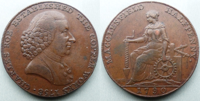 Macclesfield 1790 halfpenny